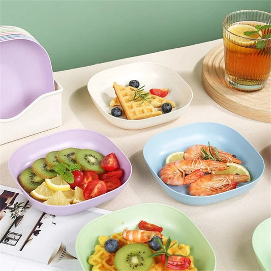 10 Pcs Plate Plastic Multi-function