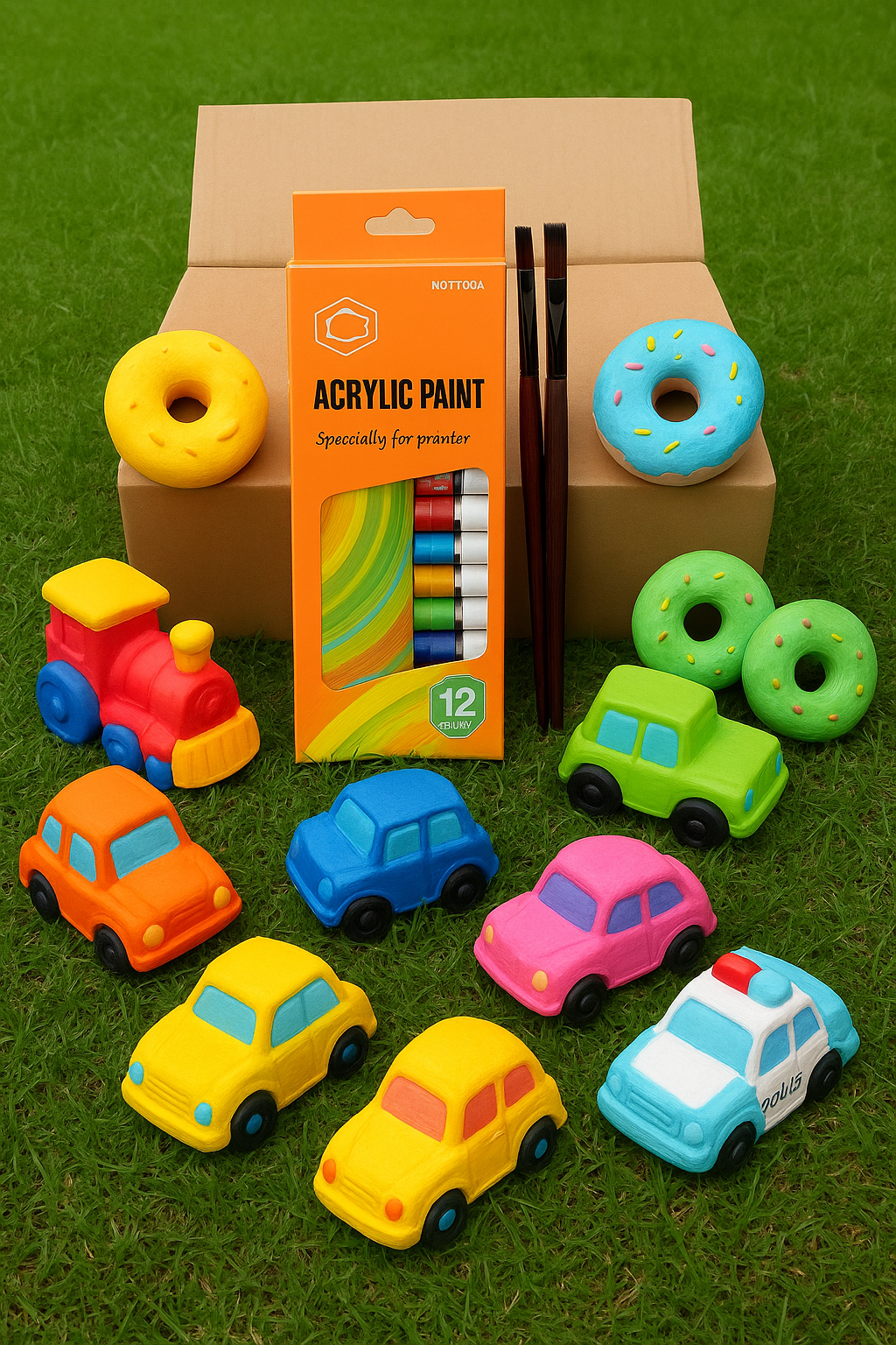Kids Ceramic Toy Painting Set