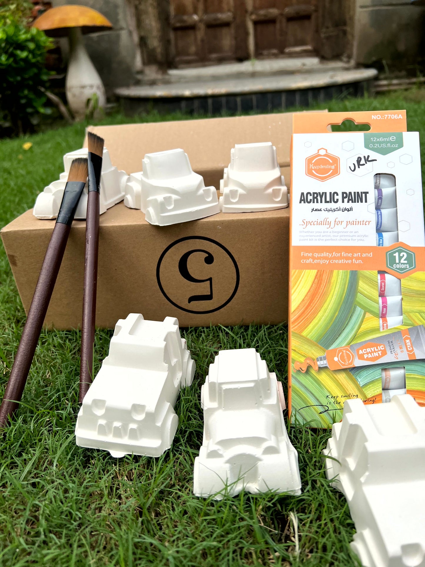 Ceramic Cars Painting Kit