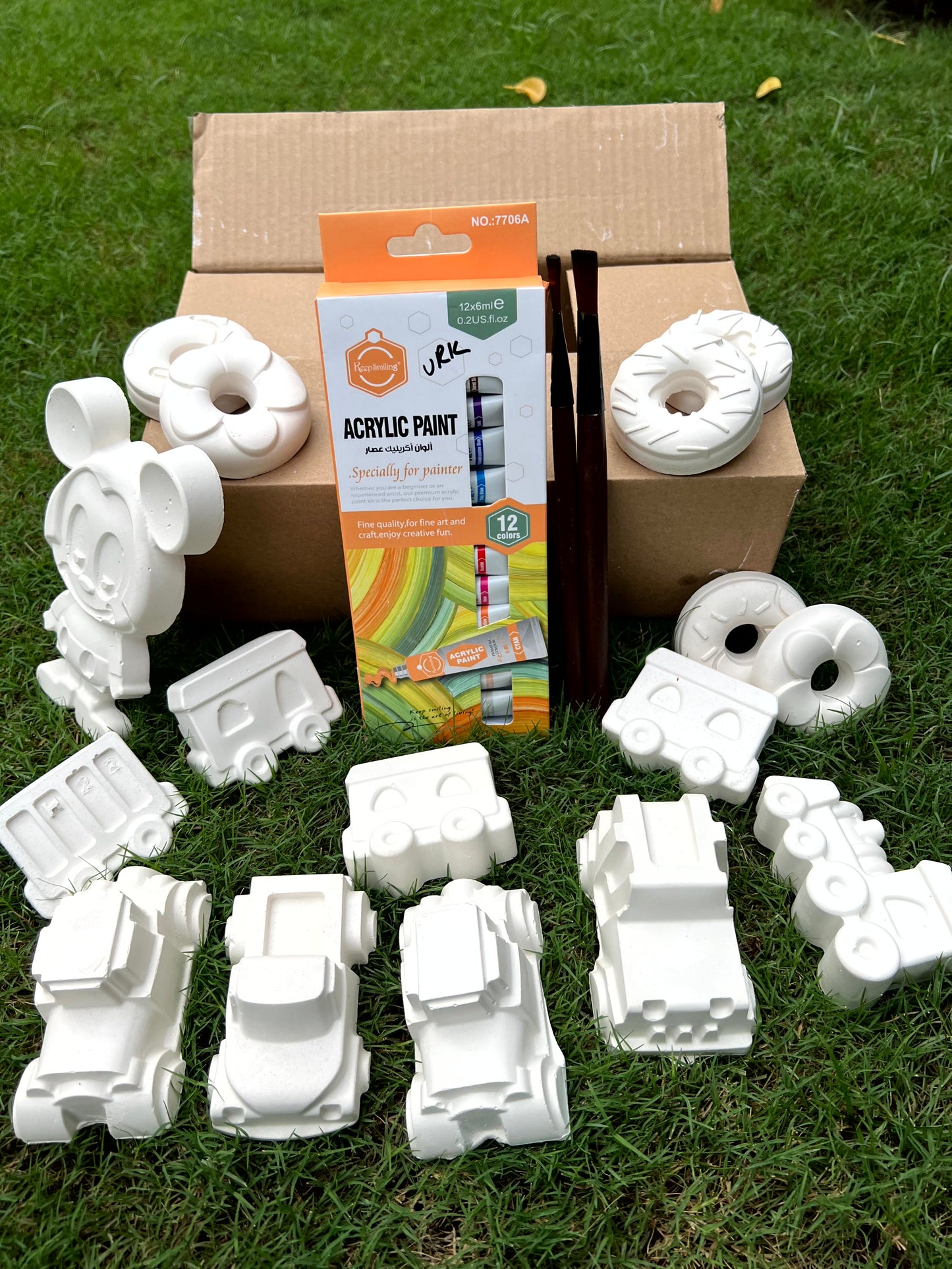 Kids Ceramic Toy Painting Set