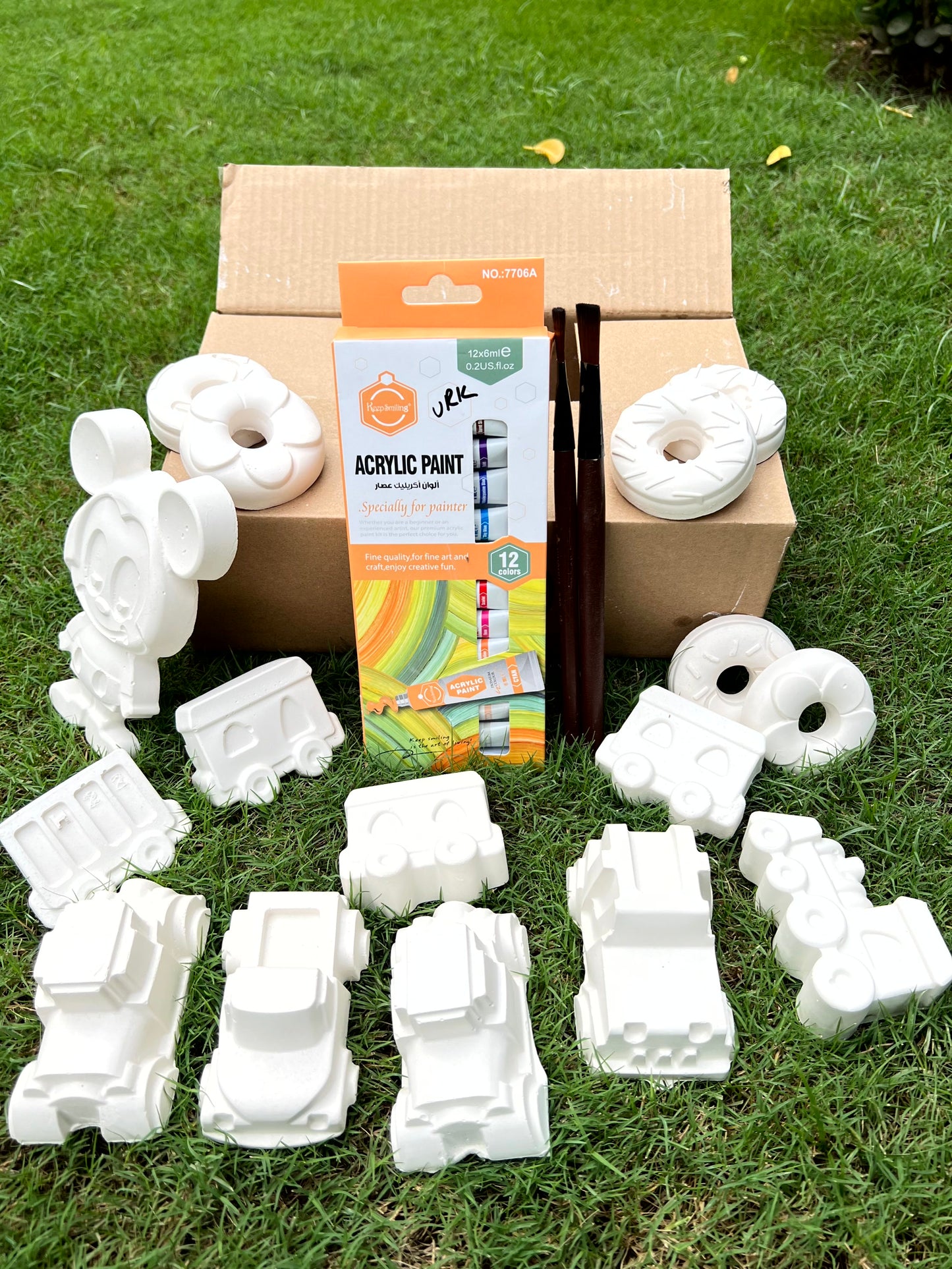 Kids Ceramic Toy Painting Set