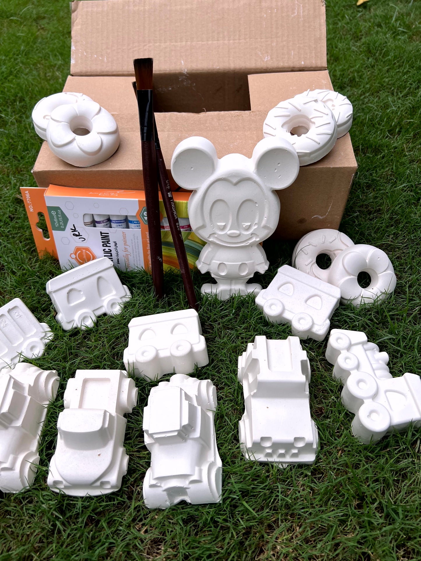 Kids Ceramic Toy Painting Set