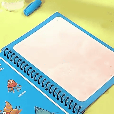 Magic water color book + Scratch Book