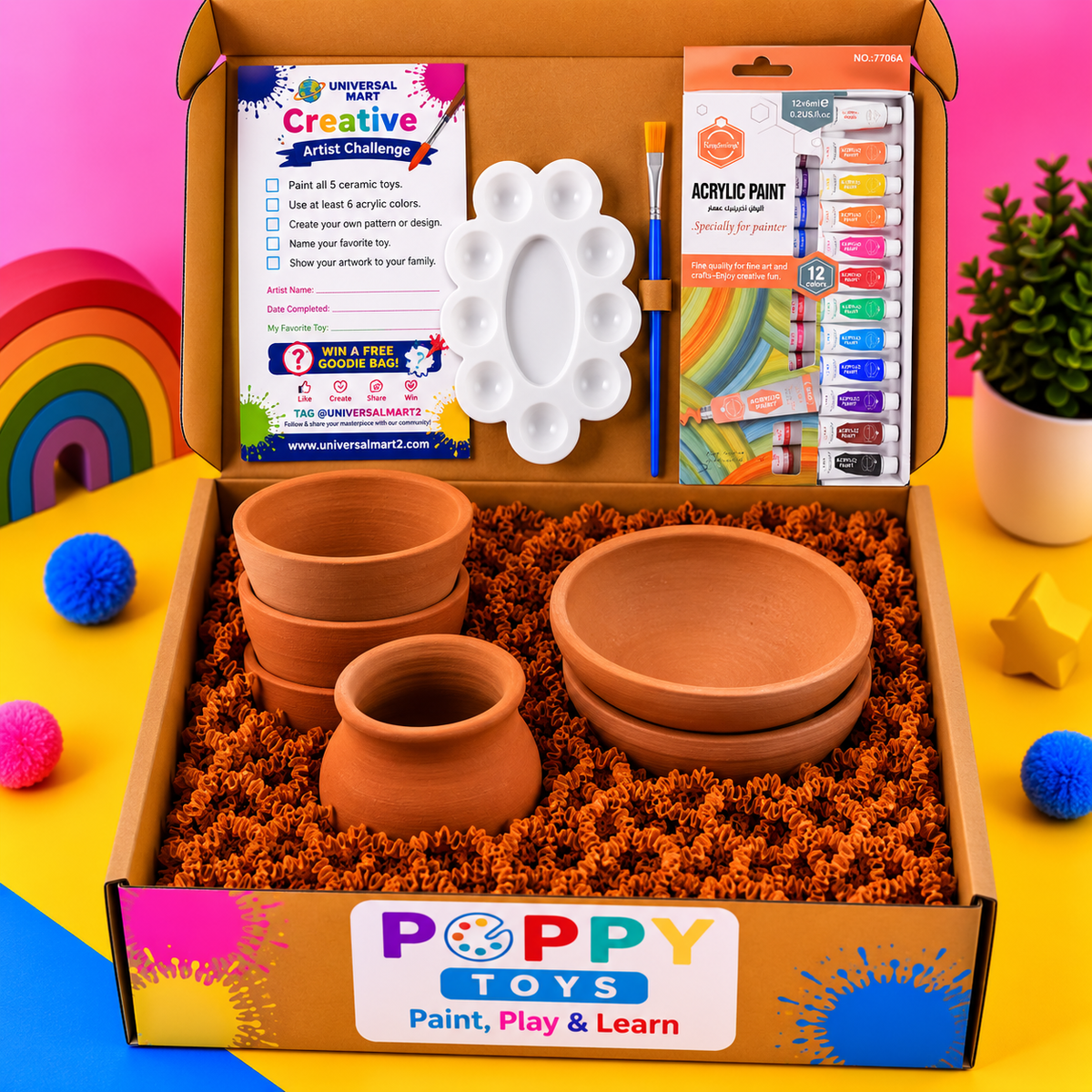 Kids Clay Painting Kit