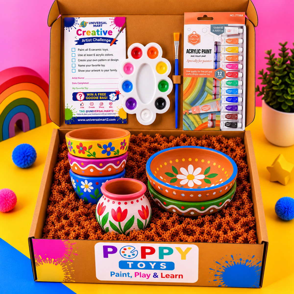 Kids Clay Painting Kit