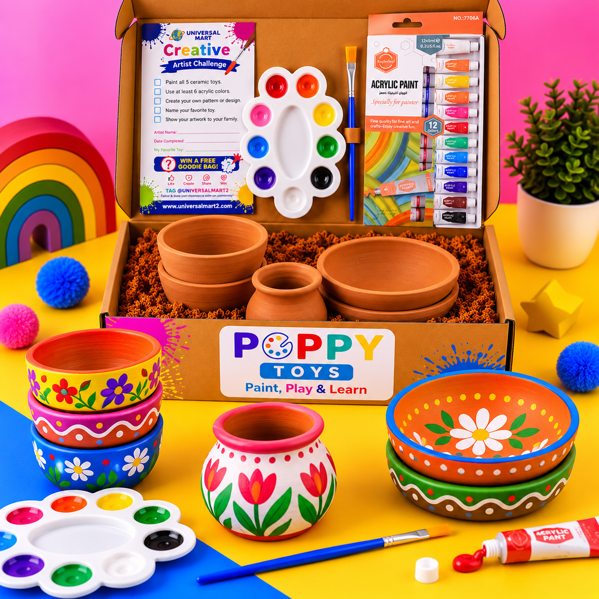 Kids Clay Painting Kit