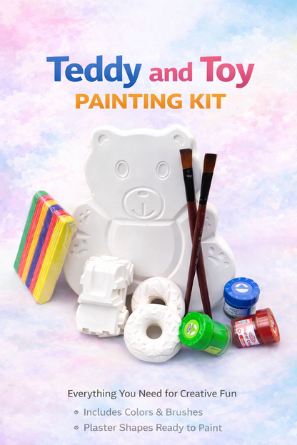 Teddy & Toy Painting Kit