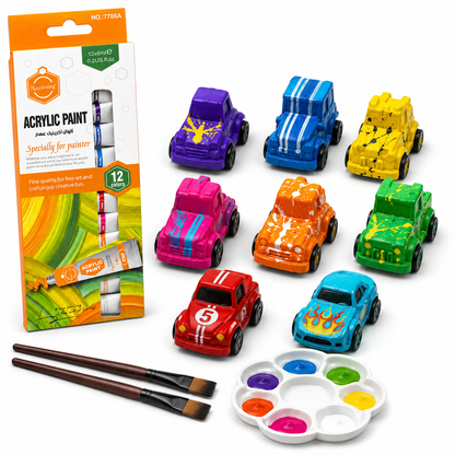 kids art and craft ceramic painting activity