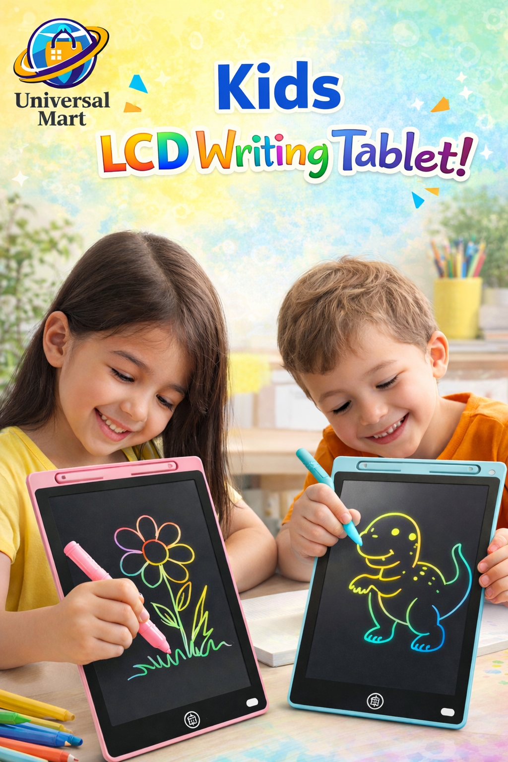 Lcd Writing tablet , Colorful Kids Writing Tablet , Kids' Digital ...
