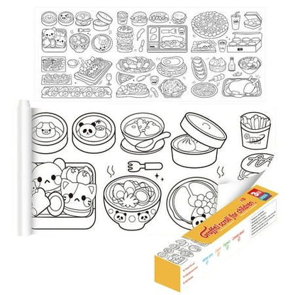 Childers Coloring  Roll ( 3 Meter ) with Color Markers