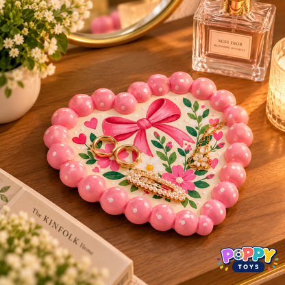 Poppy Toys Heart Ceramic Painting Kit – DIY Art & Craft Set