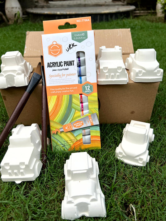 Ceramic Cars Painting Kit