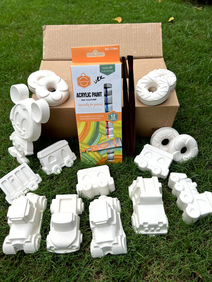 Kids Ceramic Toy Painting Set